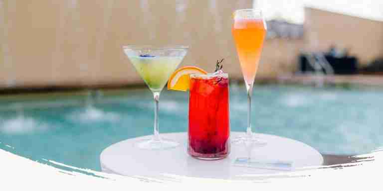 Spring Cocktails with Fresh Herbs and Citrus